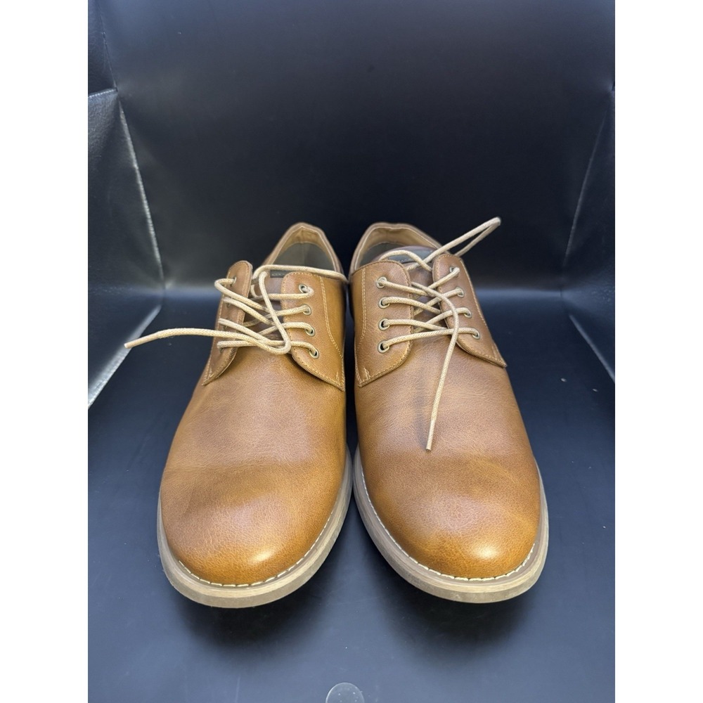 J. Ferrar Kent Men's Dress‎ Shoes Brown Derby Oxford Size 9.5M Casual Formal